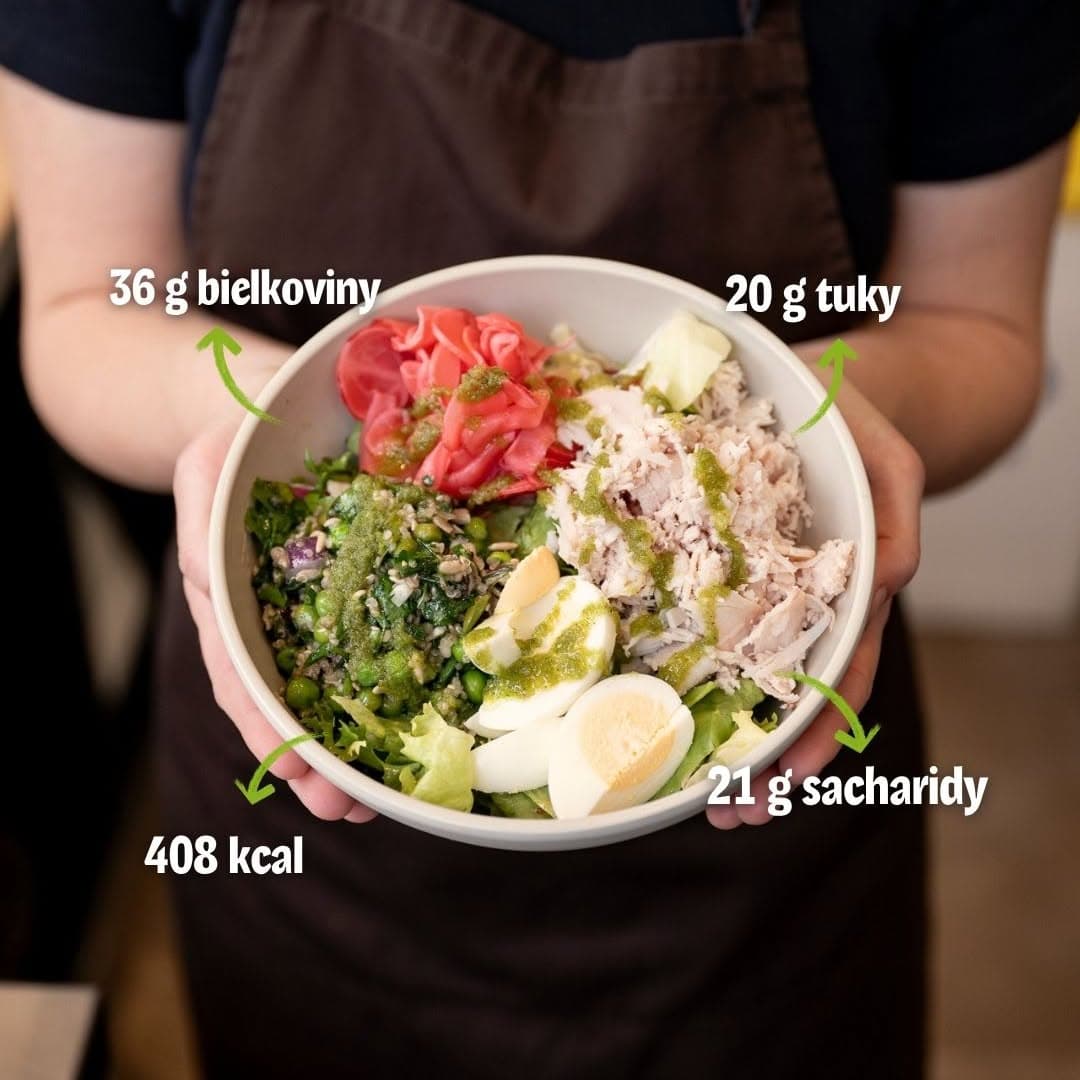 Power Green salad - vieš, čo ješ